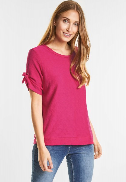 CECIL - Strukturiertes Shirt in Galaxy Pink