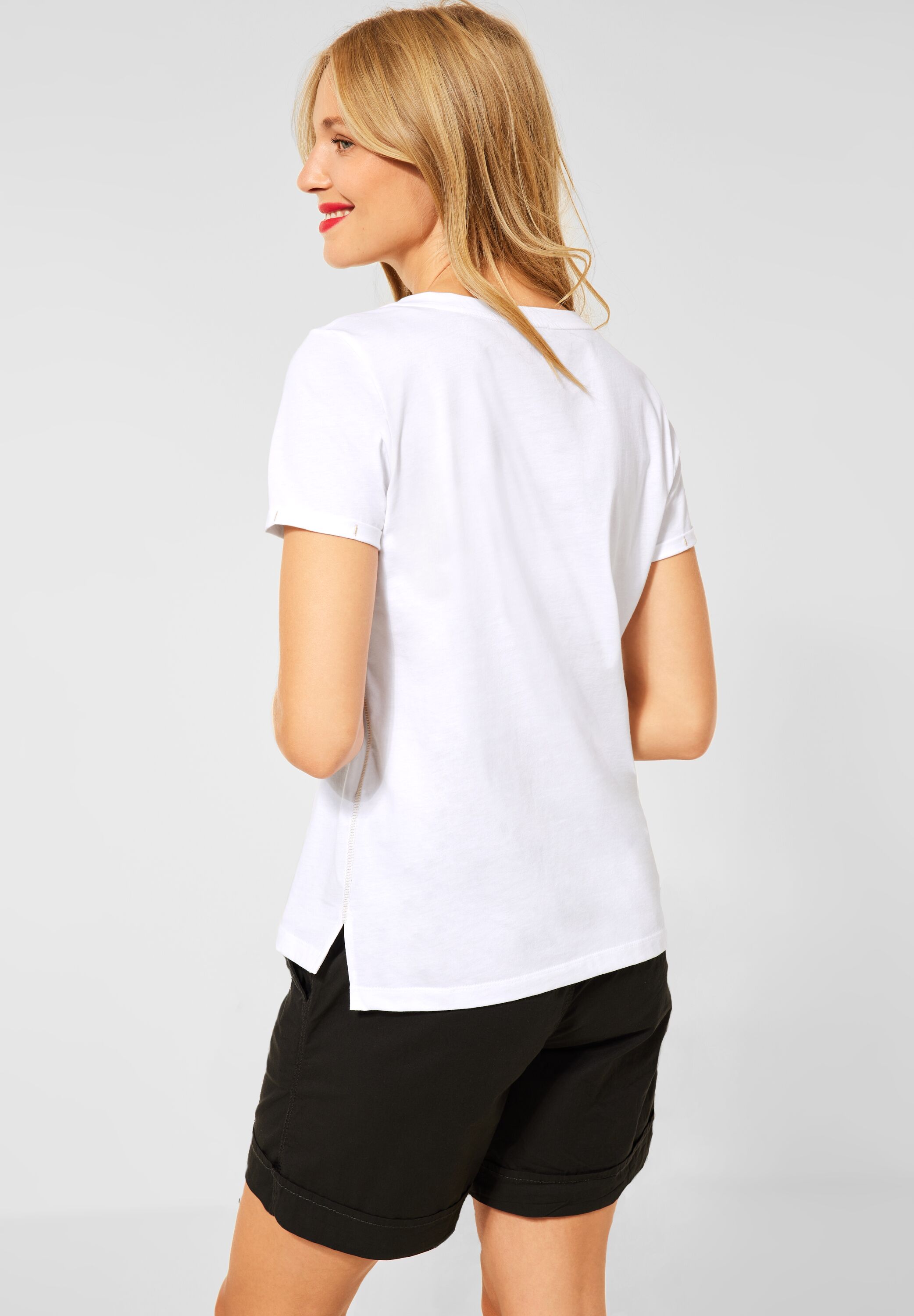 Street One - in White CONCEPT A316651-30000 Mode T-Shirt