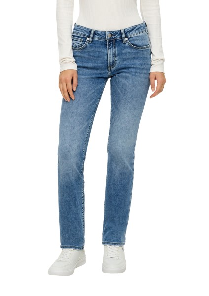 QS by s.Oliver Jeans Catie mit Straight Leg in Blau