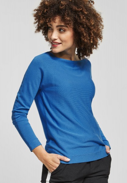 Street One - Basic Pullover Noreen in Sky Blue