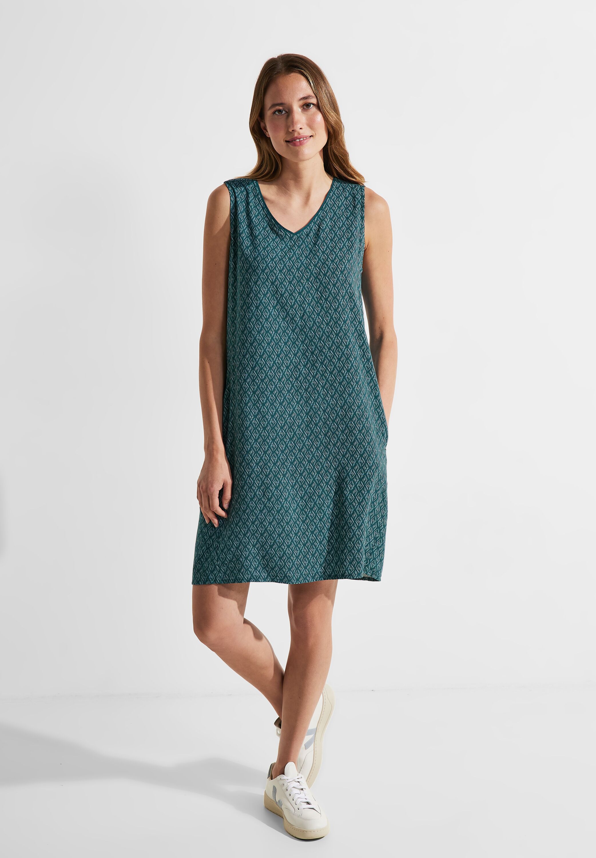 Sommerkleid - CECIL Lake in Deep CONCEPT B143676-24926 Mode Green