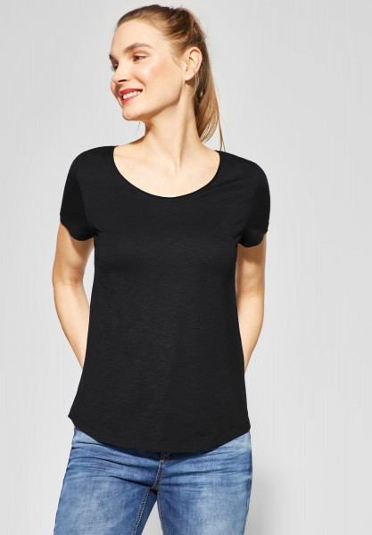 Street One - Basic Shirt Gerda in Black