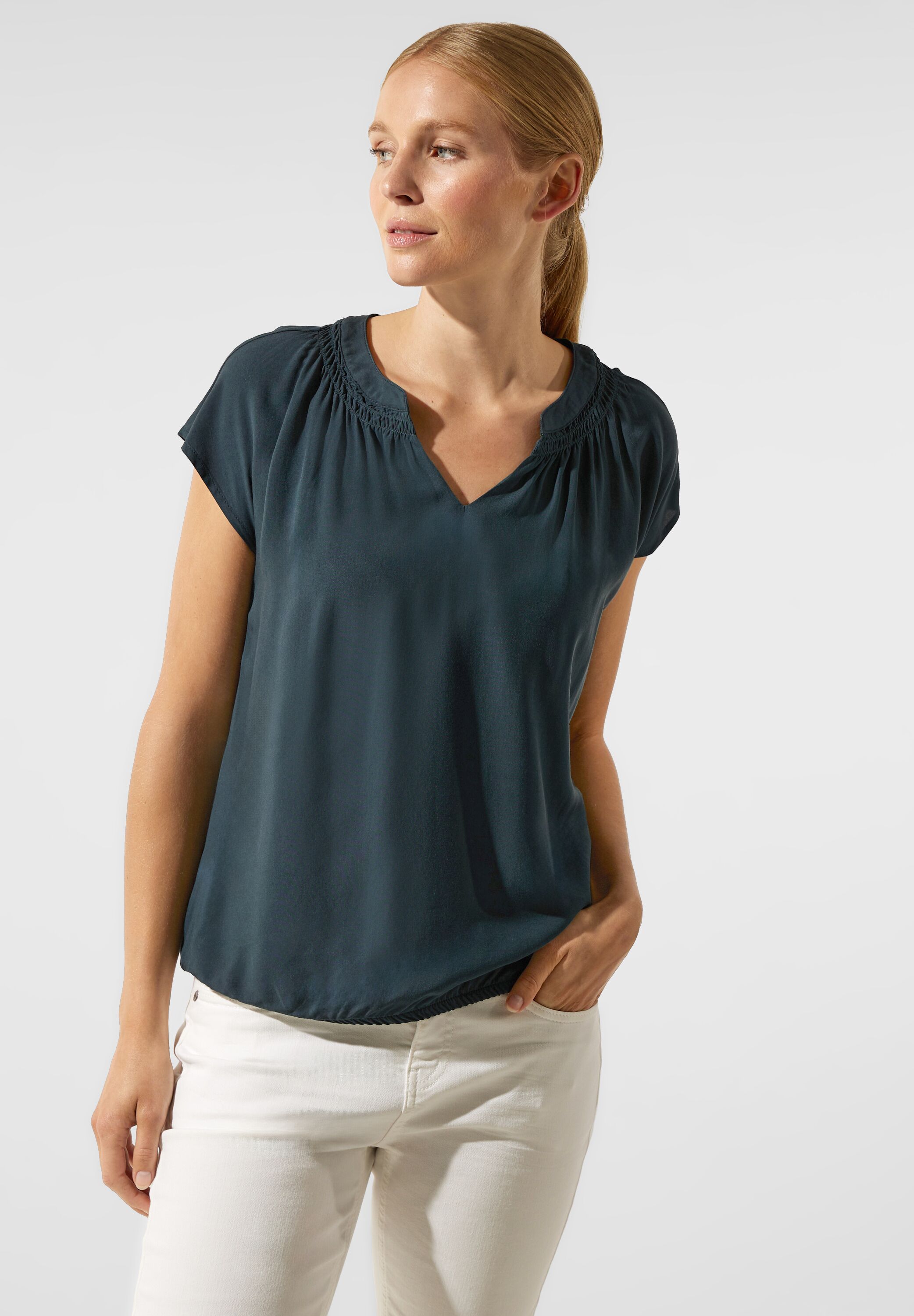 Street One Shirtbluse in Cool Vintage Green im SALE reduziert A344065-13825  - CONCEPT Mode