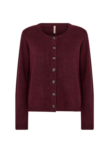 Soyaconcept Cardigan SC-Orlean in Dark Red Melange
