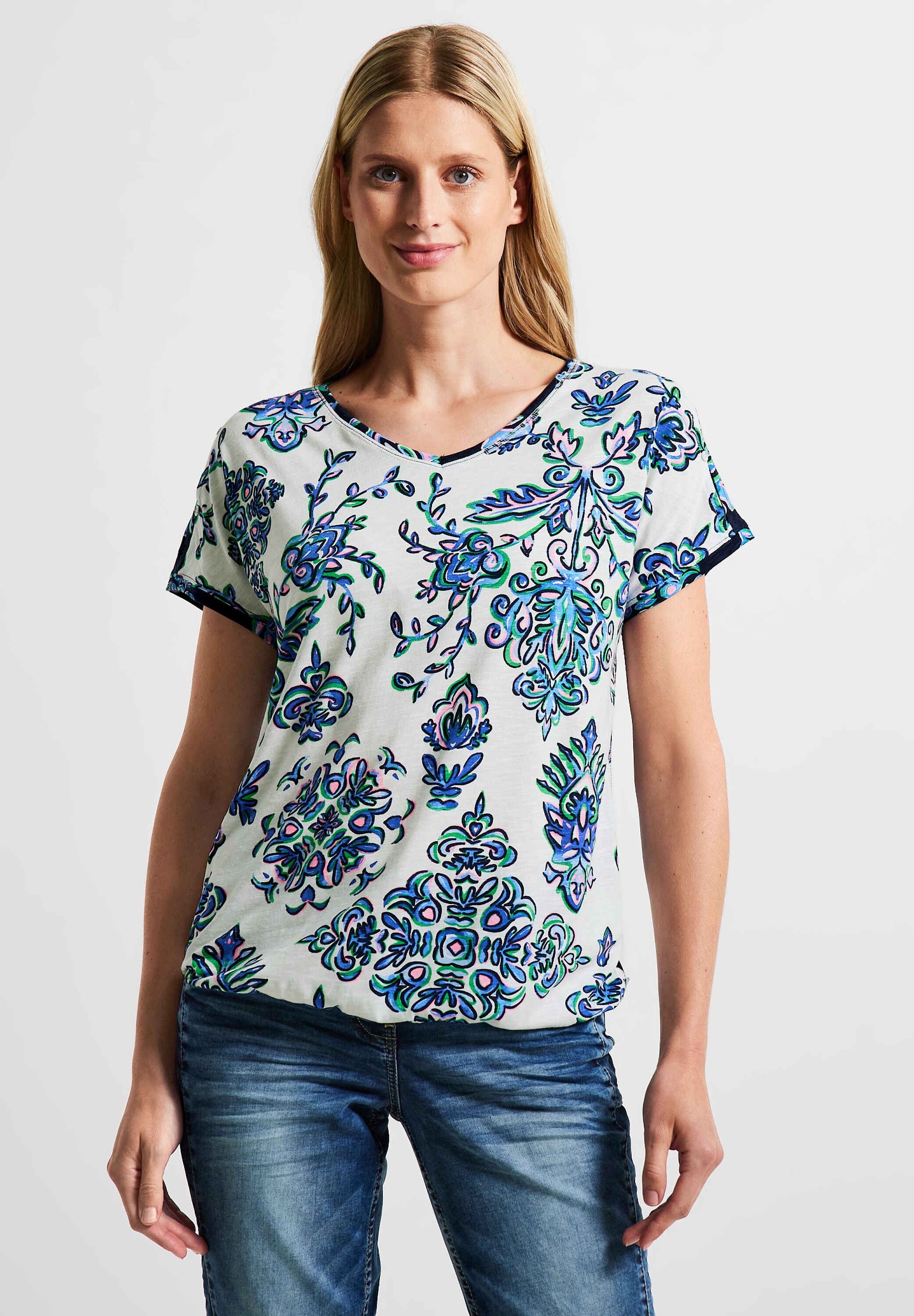 CECIL T-Shirt in Vanilla White B320151-33474 - CONCEPT Mode