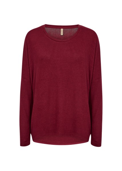 Soyaconcept Bluse SC-Biara in Dark Red Melange