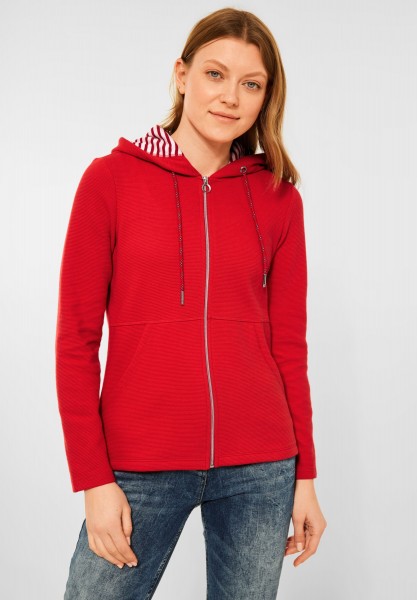 CECIL - Ottoman Shirtjacke in Vibrant Red 