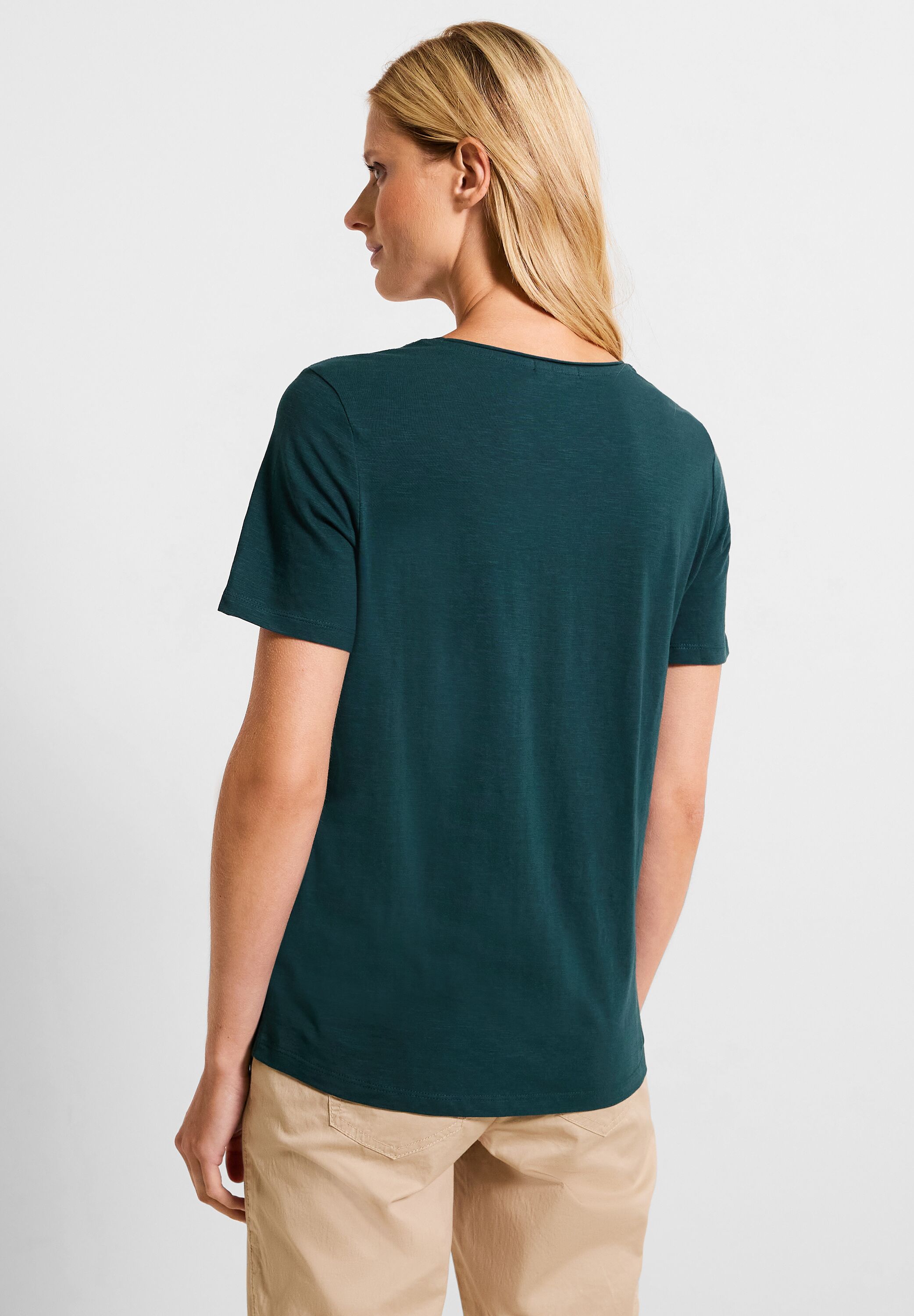 CECIL T-Shirt in Deep Lake Green im SALE reduziert B319372-14926 - CONCEPT  Mode