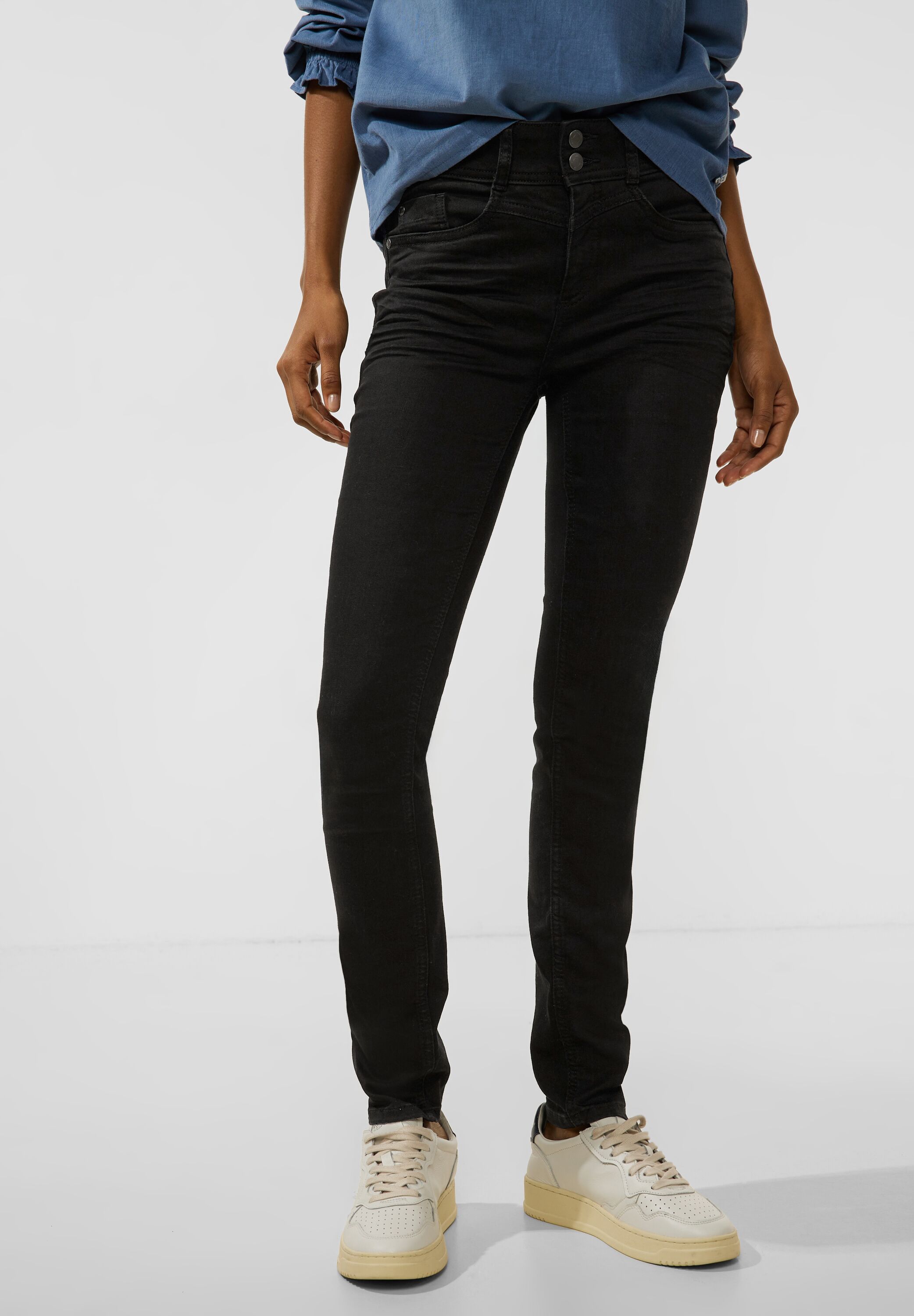 Street One Jeans York Mode A376539-15111 in Wash - Rinsed Black CONCEPT