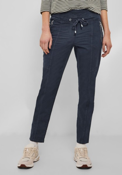 CECIL - Casual Fit Hose in Deep Blue