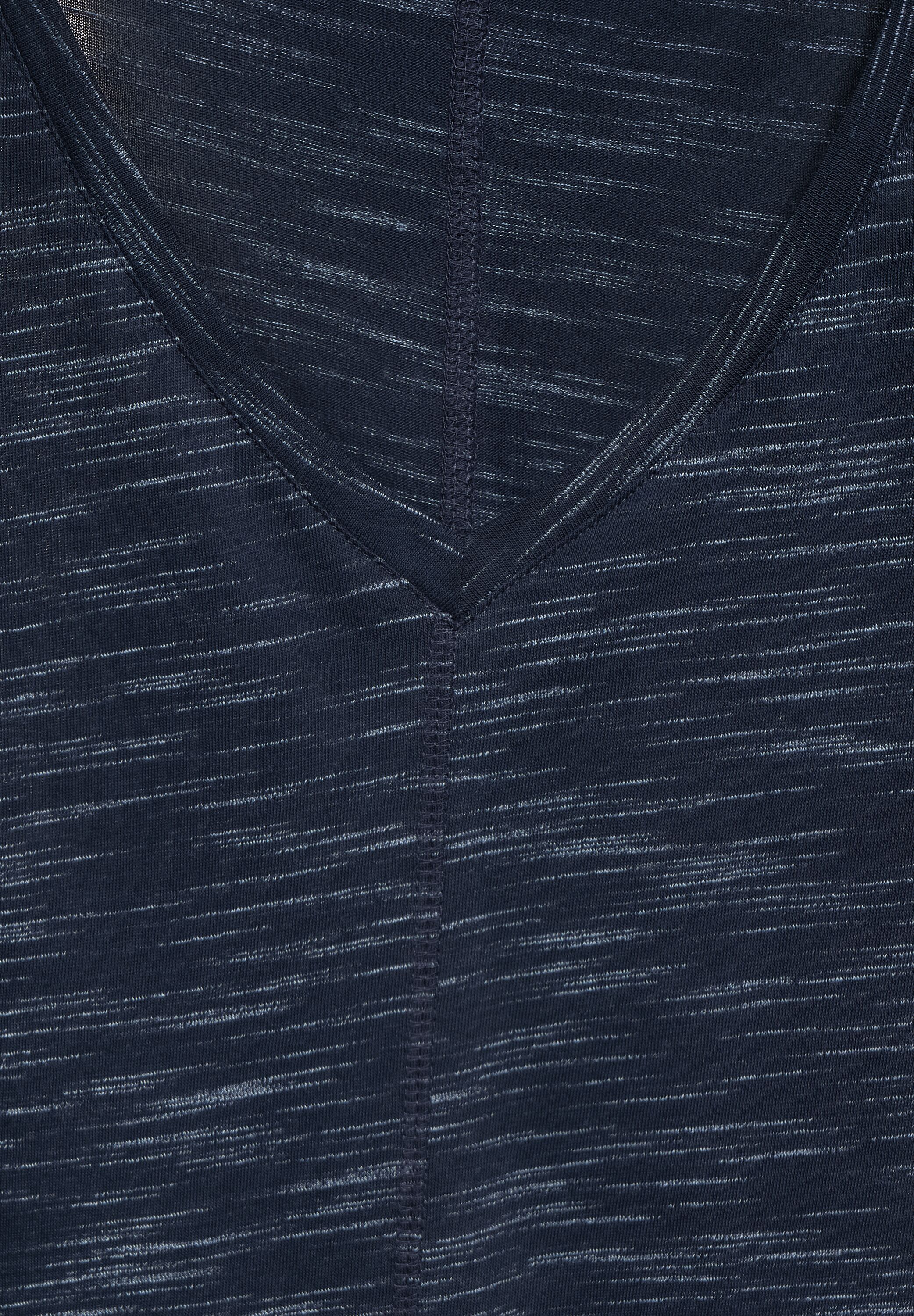 CECIL Shirt in Denim Blue Heather B316753-13261 - CONCEPT Mode