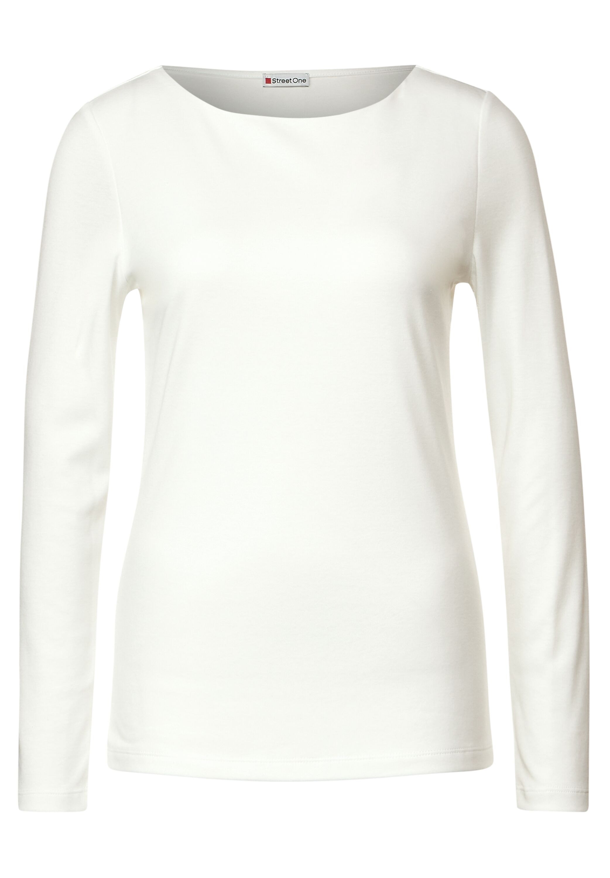 Street in Mode A320502-10108 Langarmshirt White Off One - CONCEPT Lanea