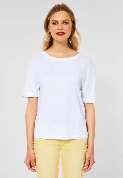 Street One - Loose Fit T-Shirt in White
