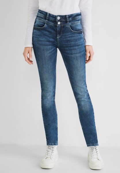 Street One - Slim Fit Jeans in Indigo Wash