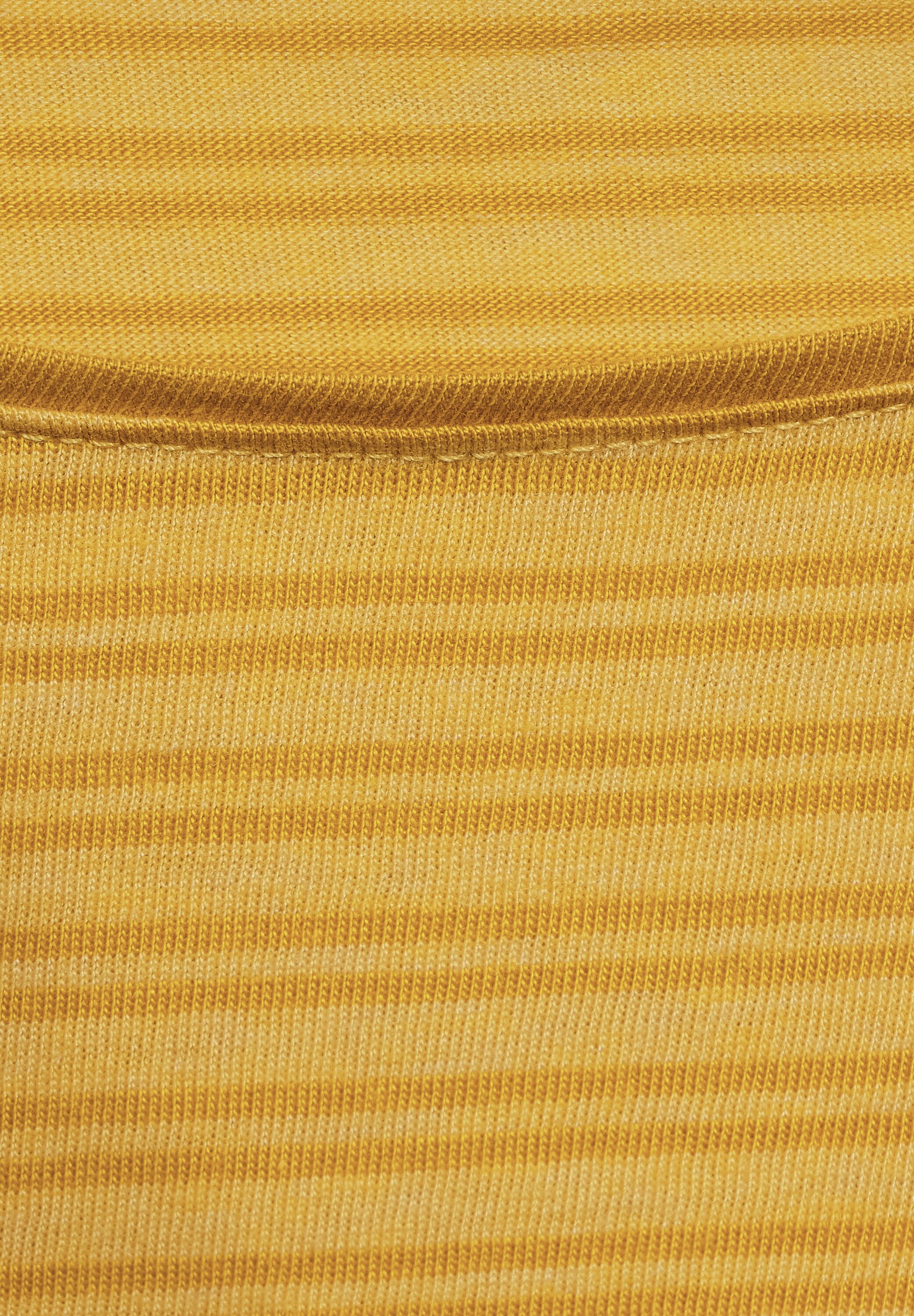 CECIL Langarmshirt in - Melange SALE Yellow reduziert im B318613-24285 CONCEPT Curry Mode