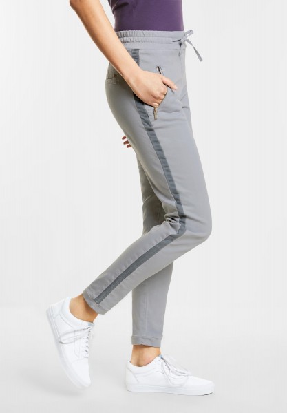 CECIL - Joggpants mit Zipper-Taschen in Cool Silver