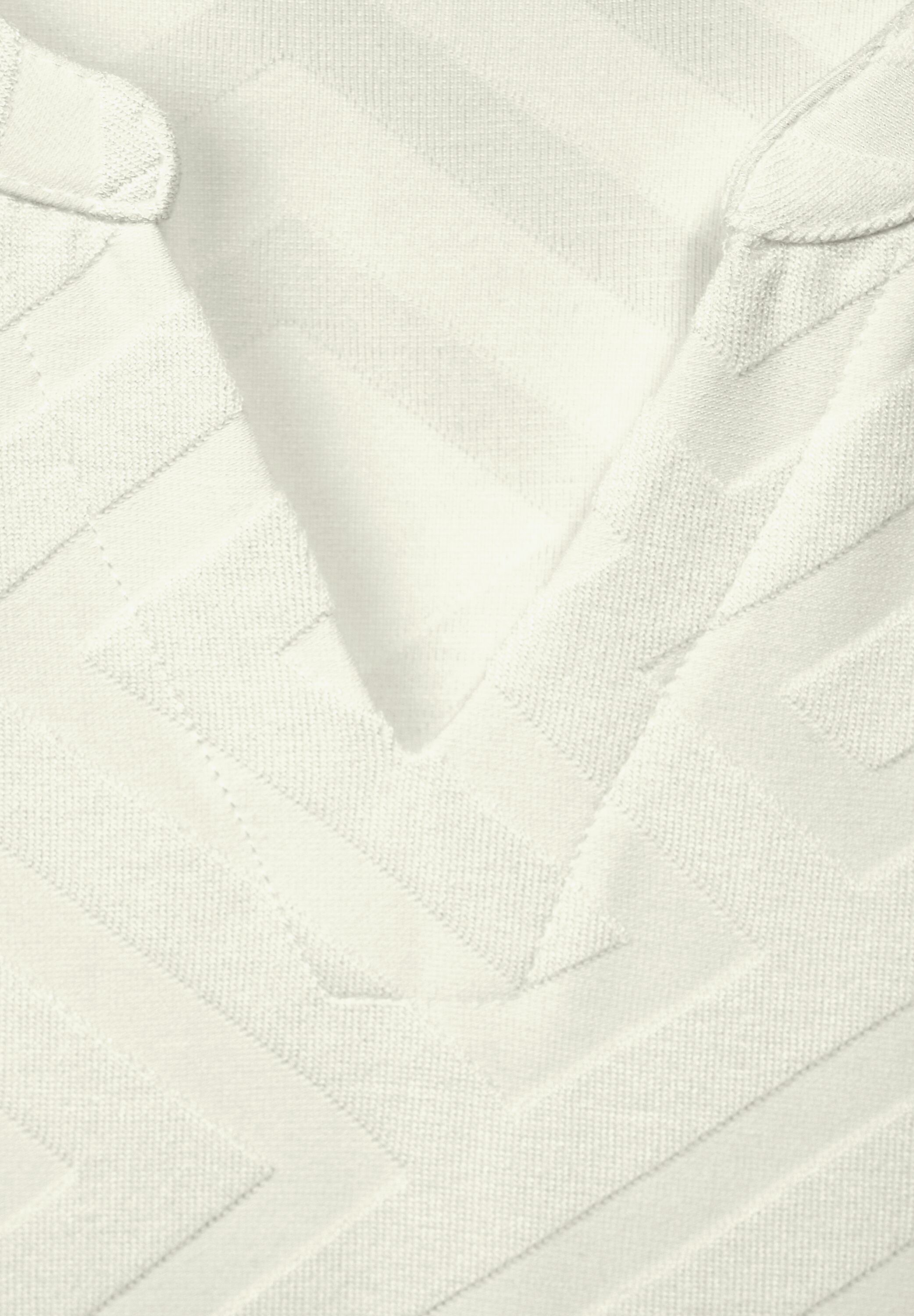 CECIL Langarmshirt in Vanilla CONCEPT Mode B320799-13474 White 