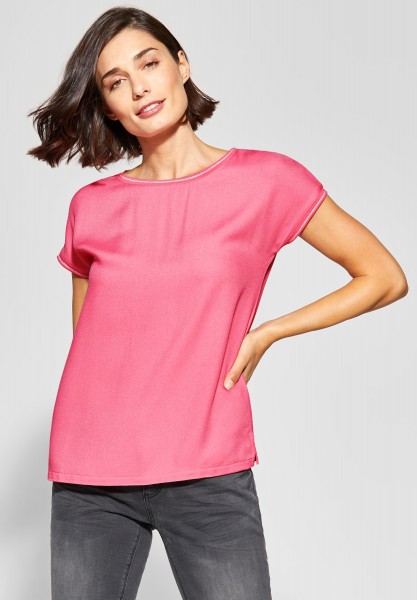 Street One - Shirt mit Glitzer Sahira in Blossom Pink