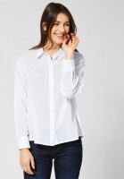 Street One - Oversize-Hemdbluse in White