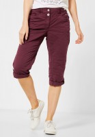 CECIL - 3/4 Hose im Colour-Style in Jostaberry Red