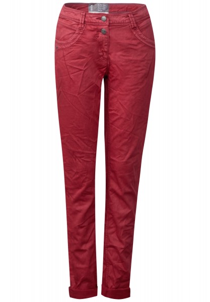 Cecil Crinkle Hose New York in Goji Berry Red