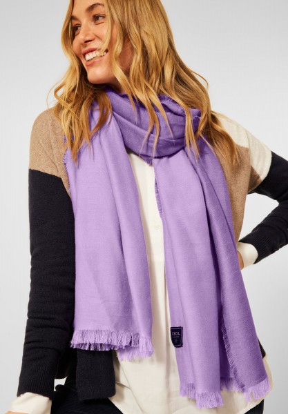 CECIL - Schal in Unifarbe in Frosty Violet