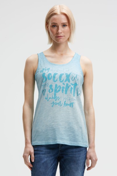 SOCCX Sommertop mit Print in Ocean Flash