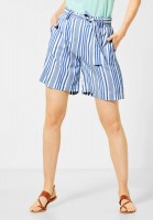 CECIL - Loose Fit Shorts in Santorini Blue