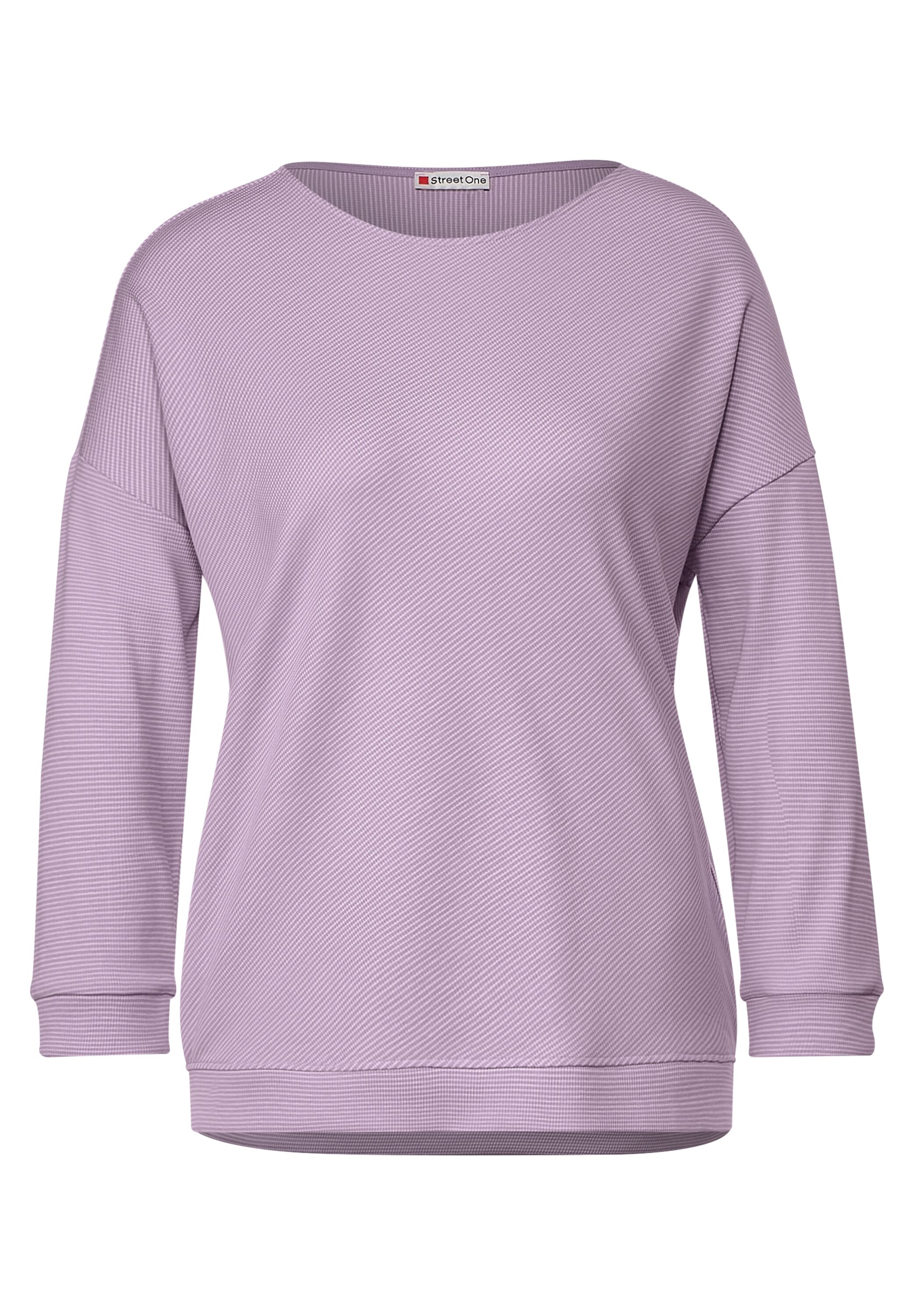 Street One Streifenshirt CONCEPT in Lilac reduziert Mode - Pure im SALE A320427-25289 Soft