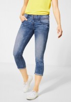 Street One - Mittelblaue Casual Fit Denim in Mid Blue Acid Wash