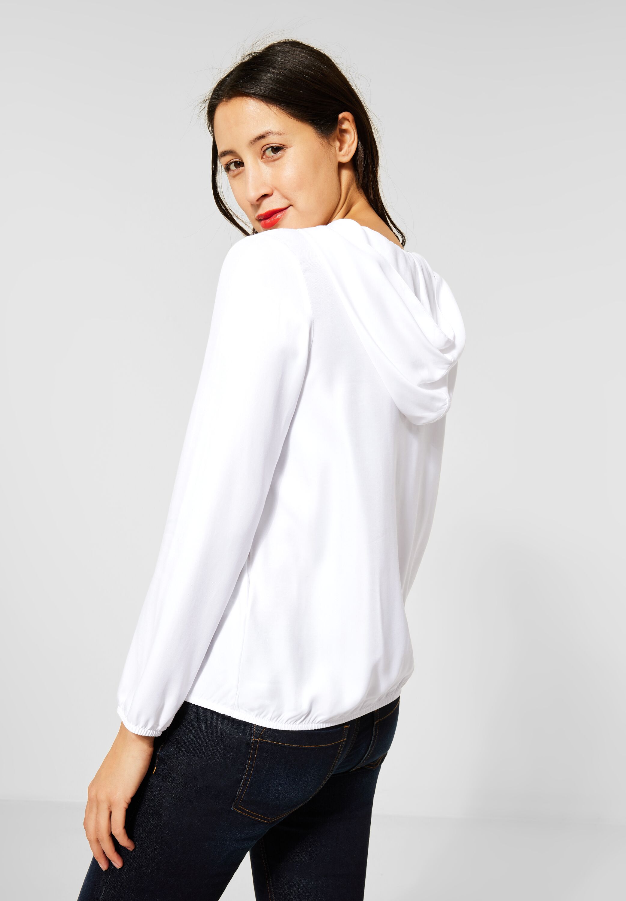 Street One Bluse in White A342414-10000 - CONCEPT Mode