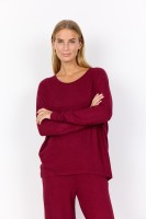 Soyaconcept Bluse SC-Biara in Dark Red Melange