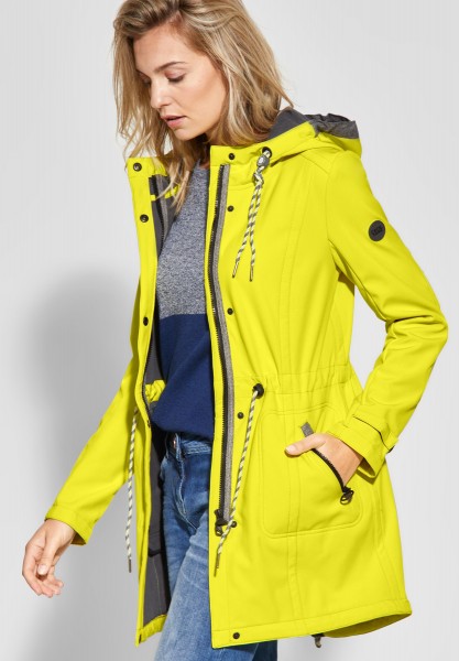 CECIL - Sportliche Softshell-Jacke in Ultra Yellow
