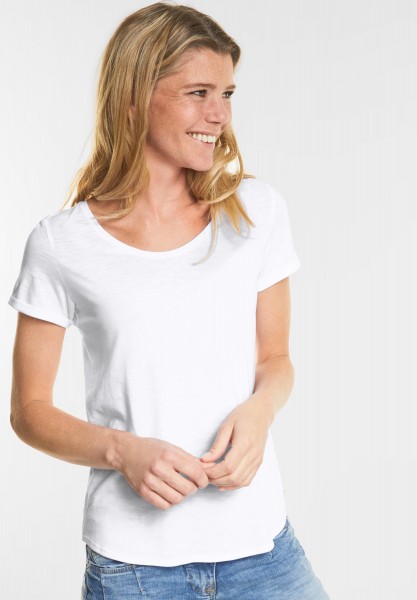 CECIL - Weiches Shirt Anisa in White