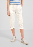 Cecil Papertouch Casual Fit Hose in Vanilla White