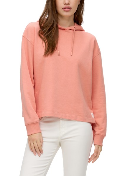 QS by s.Oliver Sweatshirt mit Kapuze in Apricot
