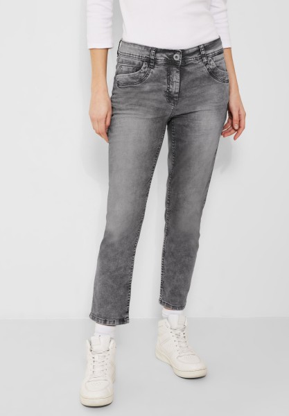 CECIL Loose Fit Jeans in Grey Washed