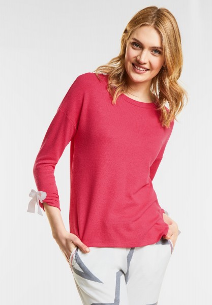 Street One - Softer Homewear Pullover in Colada Pink Knit