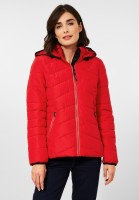 CECIL - Steppjacke mit Kapuze in Racing Red
