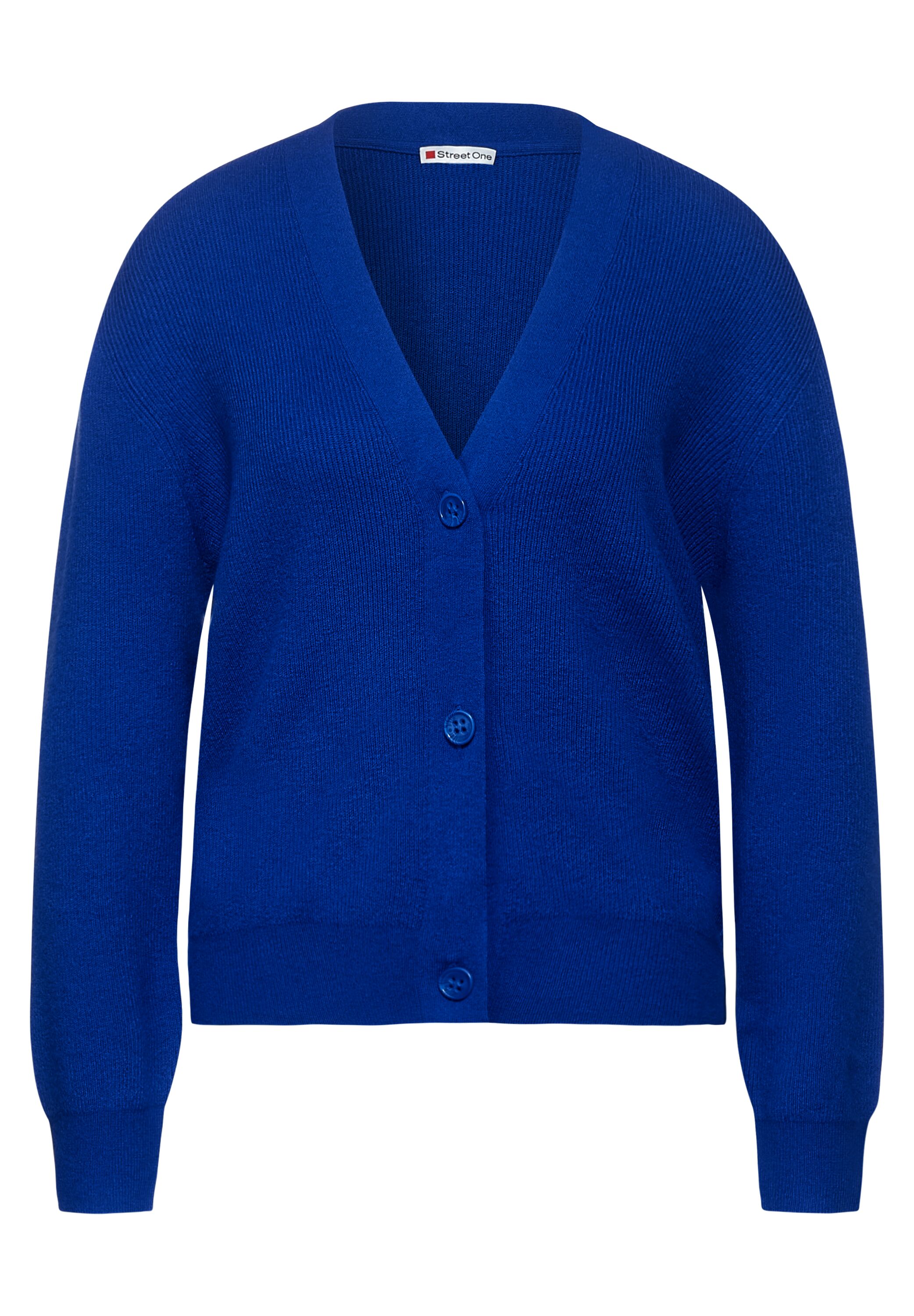 Street One Cardigan in Cobalt Blue Melange A253081-12685 - CONCEPT Mode