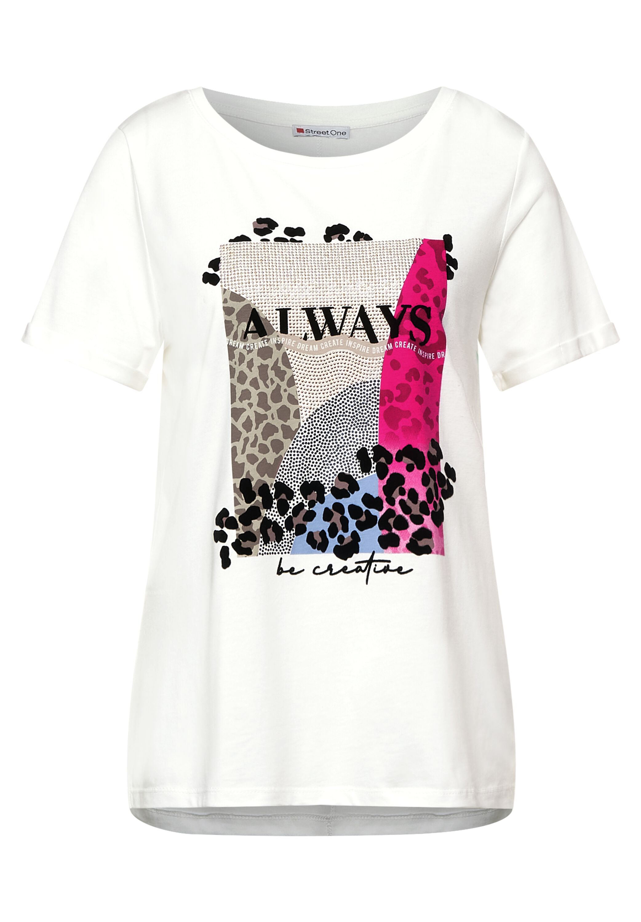 Street One Off White A316911-30108 Mode T-Shirt - in CONCEPT