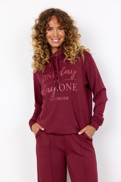 Soyaconcept Sweatshirt SC-Banu in Dark Red