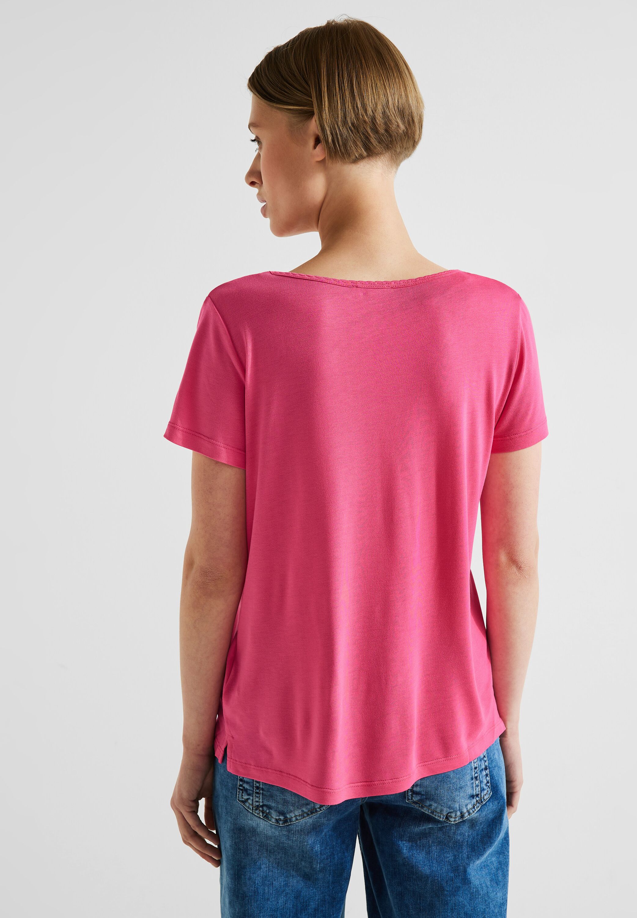 Street One T-Shirt in Berry Rose im SALE reduziert A320124-14647 - CONCEPT  Mode