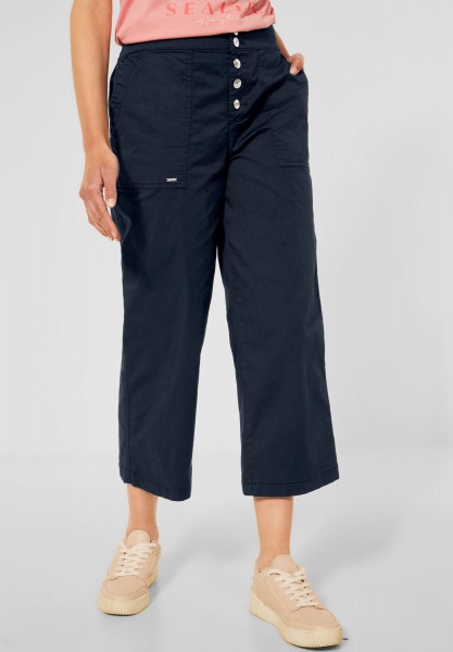 Street One - Casual Fit Cargohose in Grand Blue