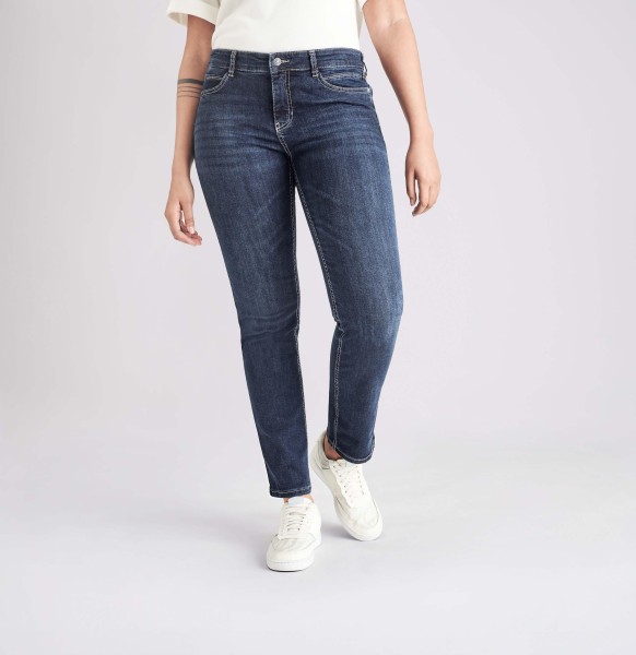 MAC Schlanke Jeans mit leicht erhöhter Taille in New Basic Wash