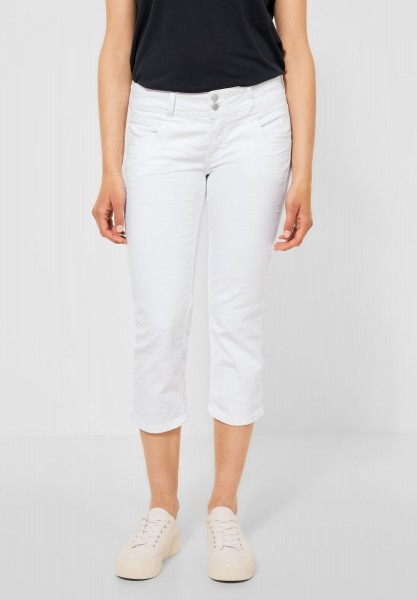 Street One - Farbige Casual Fit Jeans in White