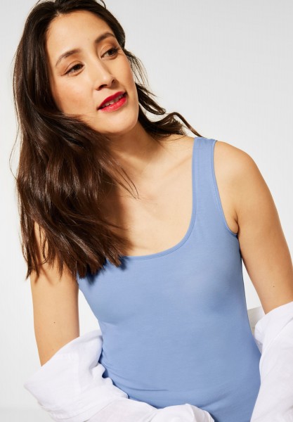 Street One - Basic Top Anni in MId Sunny Blue