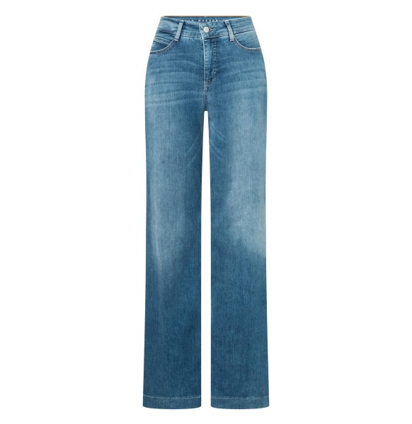 MAC Wide Fit Jeans aus figurformendem Denim in Summer Mid Blue Wash