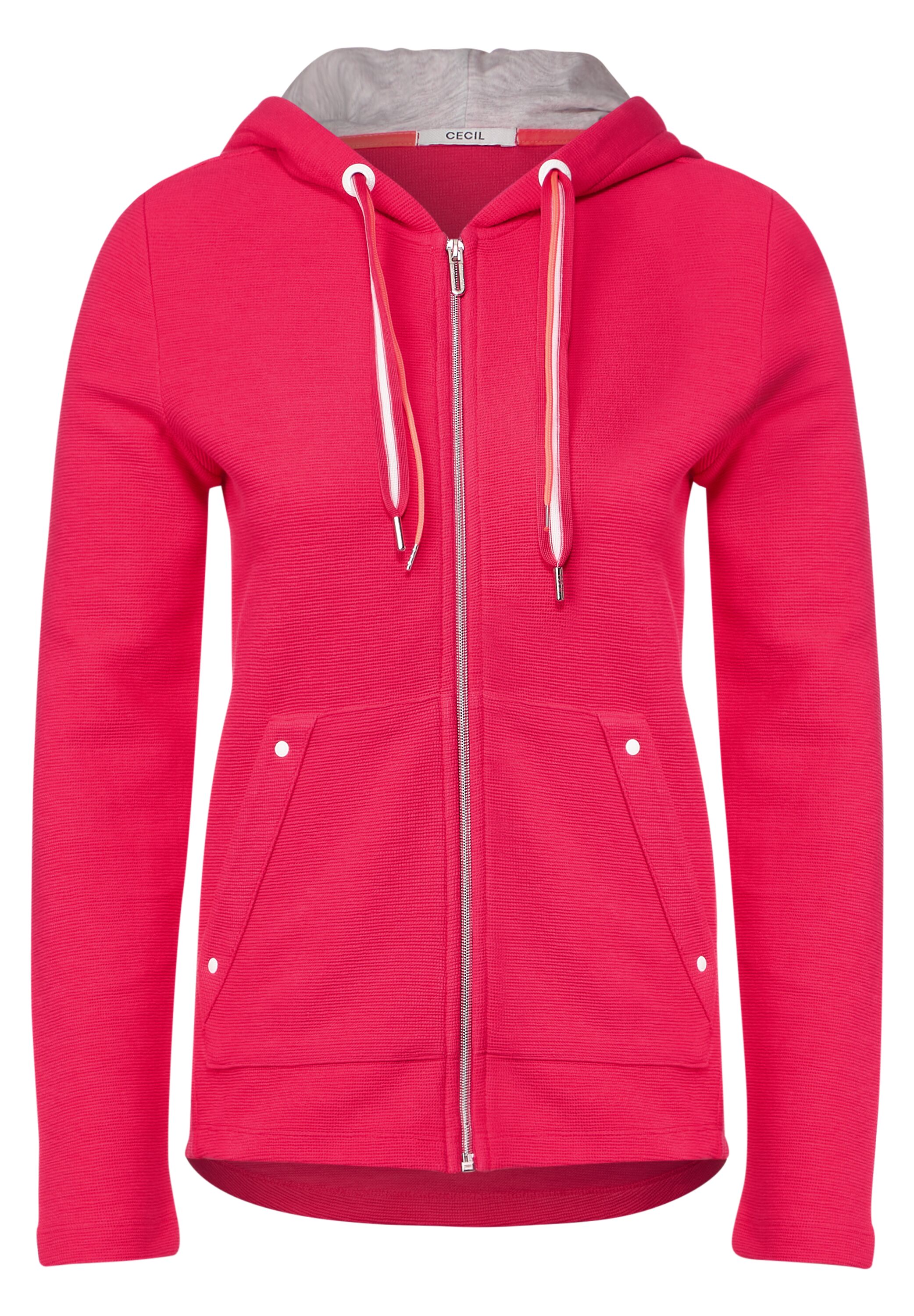 CECIL Shirtjacke in Strawberry Mode - reduziert B319398-14472 im CONCEPT SALE Red
