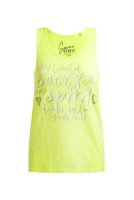 SOCCX Sommertop mit Print in Electric Lemon